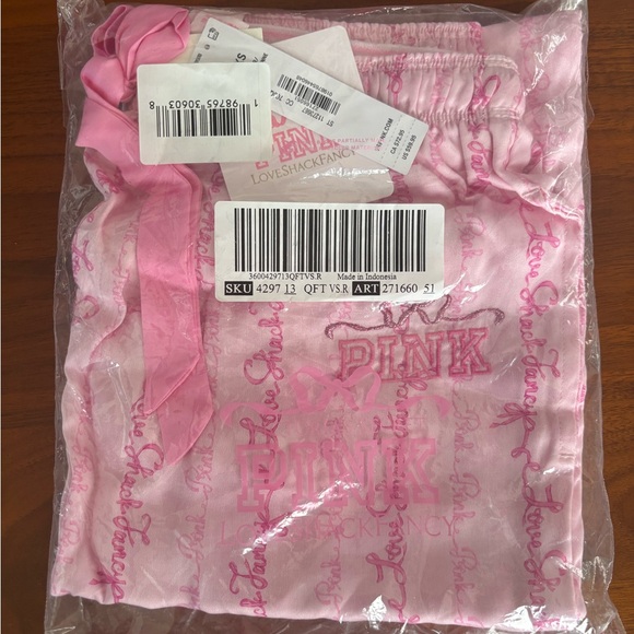 PINK LoveShackFancy Sleepwear Set - Picture 1 of 2